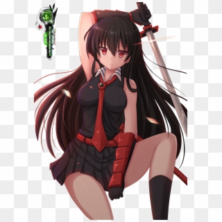During A Few Points In The Series Esdeath Kidnaps Tatsumi - Akame Ga Kill Akame Render, HD Png Download