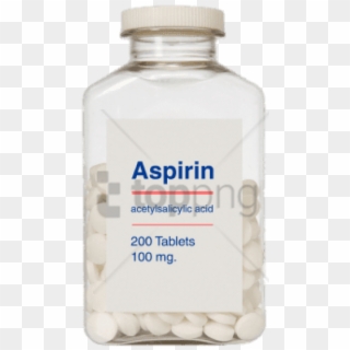 Free Png Bottle Of Aspirin Png Image With Transparent - Aspirin A Blood Thinner, Png Download