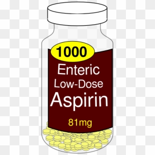 Aspirin Cliparts - Aspirin Bottle Clip Art, HD Png Download