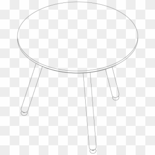 Round High Coffee Table - Coffee Table, HD Png Download