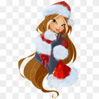 #winx Christmas Artworks Png #winxclub Http - Winx Christmas Flora, Transparent Png