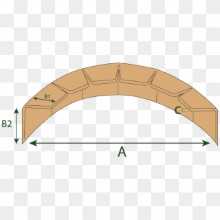 Yuvarlak Sarım Karton Köşebent - Arch, HD Png Download