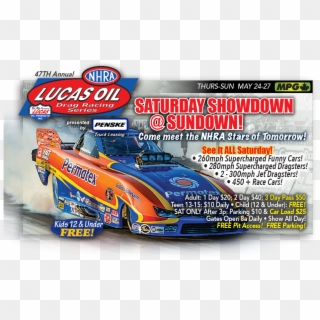 Maple Grove Raceway Hosts The Lucas Oil Drag Racing - Nhra, HD Png Download