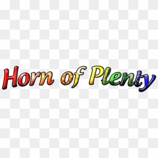 Horn Of Plenty Hero Image Inner - Calligraphy, HD Png Download