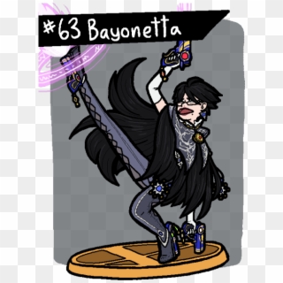 Bayonetta Has A Loooot Of Little Details To Her Design - Cartoon, HD Png Download