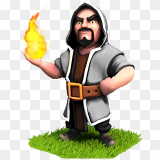 Not Perfectly Colored , But Yea - Clash Royale Fire Wizard, HD Png Download