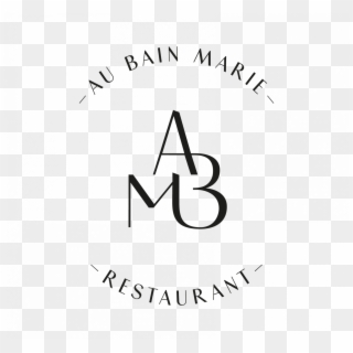Au Bain Marie Logo Stempel Web 01 - Calligraphy, HD Png Download