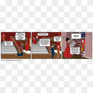 Story Board 4 Act One Scene - Cartoon, HD Png Download