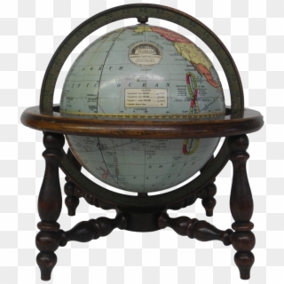 Attractive Full Mount Six Inch Desk Globe Globe Maker - Antique, HD Png Download