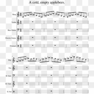 A Cold Empty Applebees - High Hopes Trombone Sheet Music, HD Png Download