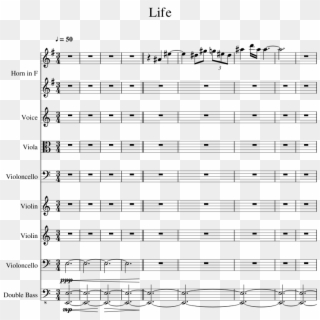 Life From The Motion Pictures Film Prometheus - Sheet Music, HD Png Download