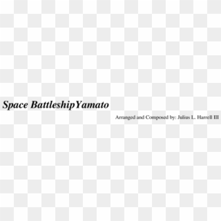Space Battleshipyamato Sheet Music Composed By Arranged - System Of Linear Equations, HD Png Download