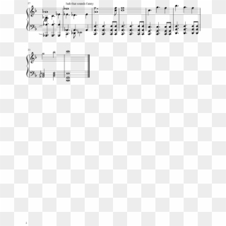 Vld Theme Sheet Music 2 Of 2 Pages - Comment Te Dire Adieu Piano Sheet, HD Png Download