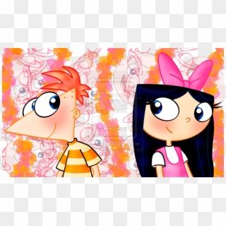 Phineas And Isabella Images Phinbella Cute - Cartoon, HD Png Download