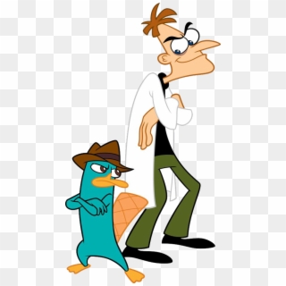 Perry The Platypus, Phineas And Ferb, Disney Characters, - Agent P And Dr Doofenshmirtz, HD Png Download