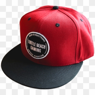 Gear Up With This Red/black Turtle Beach Snapback Cap - Baseball Cap, HD Png Download