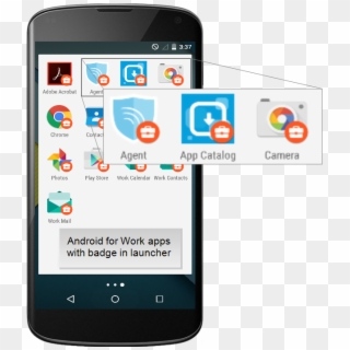 There Are A Handful Of System Apps That Are Included - Android Work Profile Personal, HD Png Download