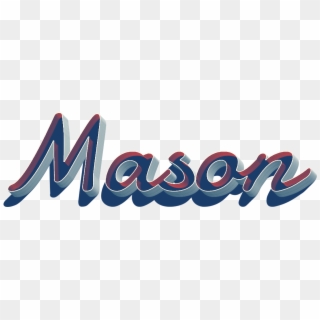 Mason 3d Letter Png Name - Graphic Design, Transparent Png