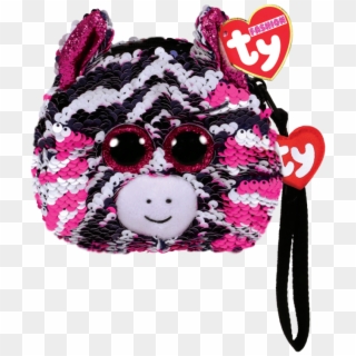 Zoey The Zebra 5” Flippable Coin Purse - Ty Beanie Babies, HD Png Download