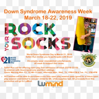 World Down Syndrome Day 2019 Socks, HD Png Download