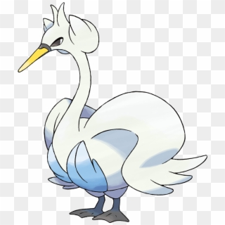 Ducklett Is The First Waterfowl Pokemon Since Either - Swan Pokemon, HD Png Download