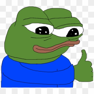 61 Kb Png - Pepe Giving Thumbs Up, Transparent Png