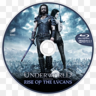 Rise Of The Lycans Bluray Disc Image - Underworld Rise Of The Lycans Poster, HD Png Download