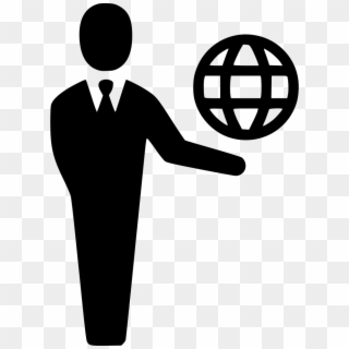 International Globe Man Png Icon Free Comments - International Person Icon, Transparent Png