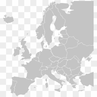 File Blankmap Europe Wikimedia Commons Open - Europe Svg, HD Png Download