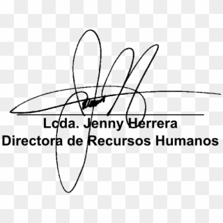 Firma Y Nombre - Line Art, HD Png Download