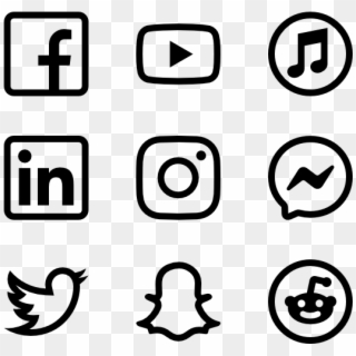 Social Media - Iconos De Contacto Png, Transparent Png