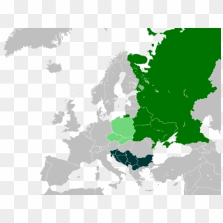 File - Slavic Europe - Svg - Balto Slavic Languages Map, HD Png Download