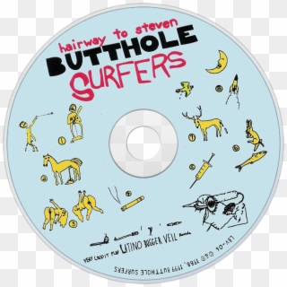 Butthole Surfers Hairway To Steven Cd Disc Image - Butthole Surfers Hairway To Steven, HD Png Download