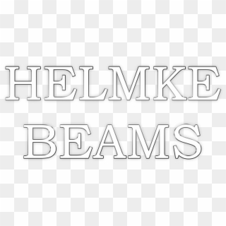 Helmke Beams Logo White - Calligraphy, HD Png Download