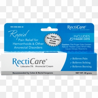 Op And Anyone Else, What You Want For Max Relief Is - Recticare Anorectal Cream, HD Png Download