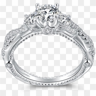 Princess Crown Ring - Engagement Ring, HD Png Download