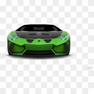 Styling And Tuning, Disk Neon, Iridescent Car Paint, - Door Coupe Coupe 2012 3d Tuning Green Lamborghini Aventador, HD Png Download
