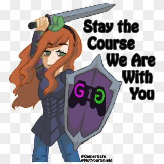 View Samegoogleiqdbsaucenao Gamergate By Caitesith-d84mhc0 - Stay The Course Meme, HD Png Download