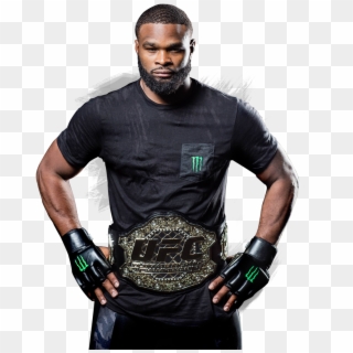 Tyron Woodley - Tyron Woodley Ufc Welterweight Champion, HD Png Download