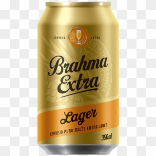 Brahma Extra Png - Cerveja Brahma Extra Lager 350ml, Transparent Png