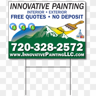 Use Our Yard Signs When You Need To Market Outside - Yard Signs For Painting, HD Png Download