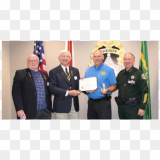 Flagler Sergeant Awarded For 'outstanding Service' - Flagler County Sheriff Sgt Michael Lutz, HD Png Download