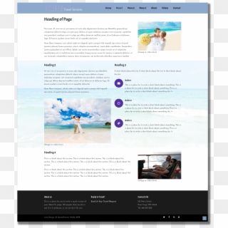 Sample Page Layout - Online Advertising, HD Png Download