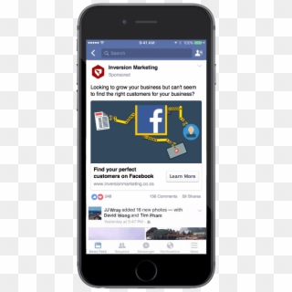 Facebook Advertising - Ads Facebook In Phone Png, Transparent Png