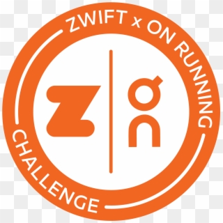 Zwift X On Running Valentine's Challenge Logo - Circle, HD Png Download