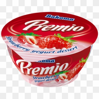 Bakoma Premio Strawberry Yogurt X 150g - Premio Yogurt, HD Png Download