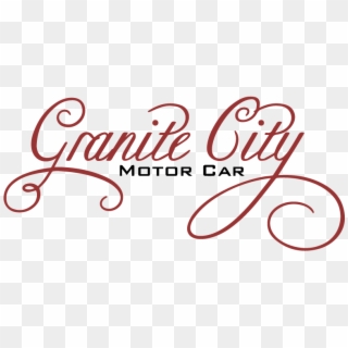 Granite City Motor Car - Calligraphy, HD Png Download