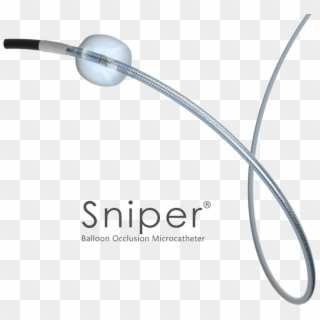 The Sniper Balloon Occlusion Micro-catheter From Embolx - Silver, HD Png Download