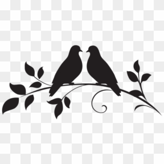 Free Png Love Doves Silhouette Png Png - Doves Silhouette Png, Transparent Png