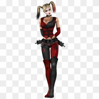 Harley Quinn Png Image - Harley Quinn Red And Black Costume, Transparent Png